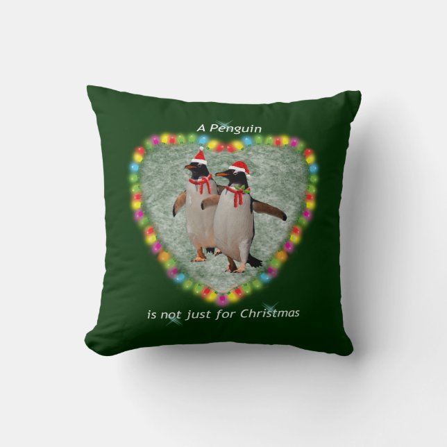 Pas seulement pour le Coussin de Noël (Vert foncé) (Recto)