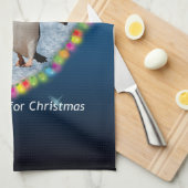 Pas seulement pour Noël serviette de cuisine (Quart Plié)