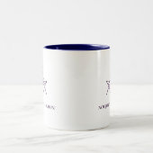 "Pas seulement un homme. Un Mason." Mug à deux ton (Centre)