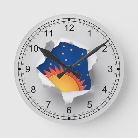 Pas si ennuyeux Mur de bureau horloge (Recto)