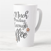 Pas Suffisamment de latte de café Mug (Angle droit)