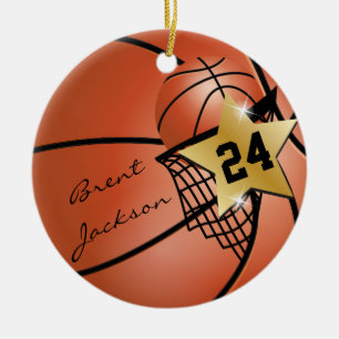 Pas Super ⭐ Star Player 🏀 Basketball aan Keramisch Ornament