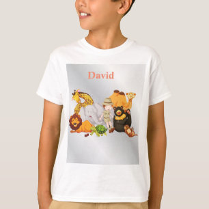 Pas T-shirt aan met wilde dieren