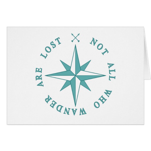 Pas tous ce que Wander sont perdu (Devant horizontal)