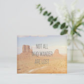 Pas tous qui Wander carte postale (Debout devant)