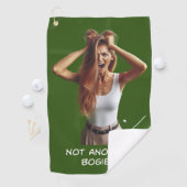 Pas un autre bogie ? ! - Serviette de golf pour fe (En situation)