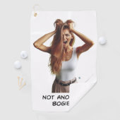 Pas un autre bogie ? ! - Serviette de golf pour fe (En situation)