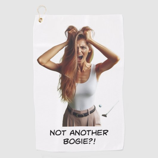 Pas un autre bogie ? ! - Serviette de golf pour fe (Devant)