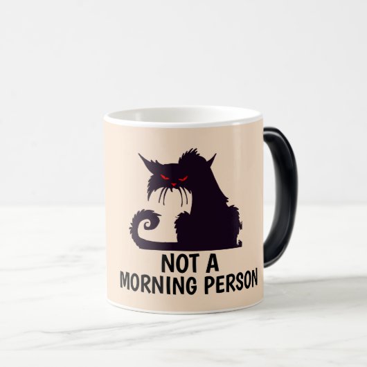 PAS UN MATIN PERSONNE CAT CAFÉ MUGS (Devant droit)
