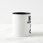 PAS UN MATIN PERSONNE Cat Coffee Mugs (Centre)