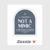 Pas un Sticker D&D amusant (Feuille)