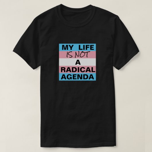 Pas un T-shirt radical agenda (Design devant)