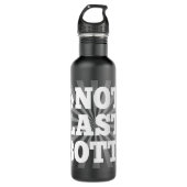 Pas une bouteille en plastique, l'eau (Devant)