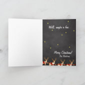 Pas une créature remuait la carte de Noël de | (Intérieur)