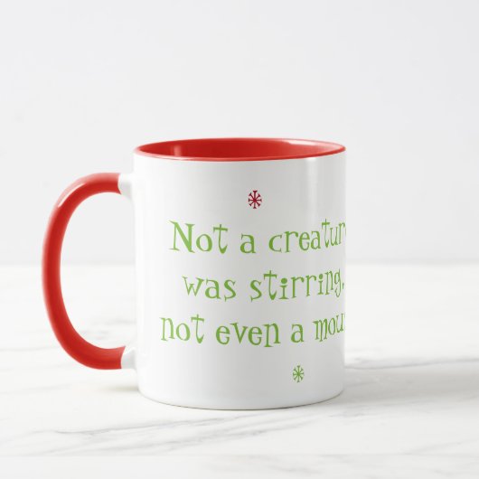 Pas une créature remuait, pas même une tasse de (Gauche)