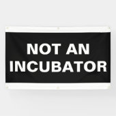 Pas une incubatrice les femmes sont des bannières  (Horizontal)