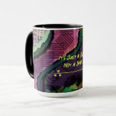 Pas une mauvaise journée abstraite tasse conçue (Devant gauche)