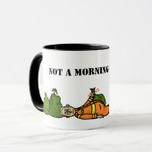 Pas Une Personne Du Matin Garbage Man Mug (Devant gauche)