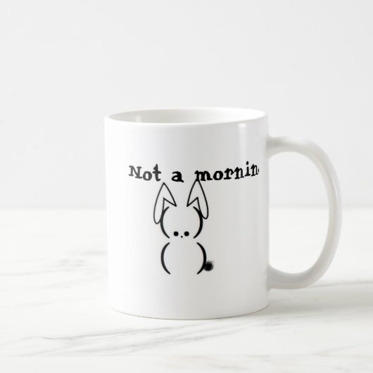 Pas une tasse de lapin de matin (Droite)