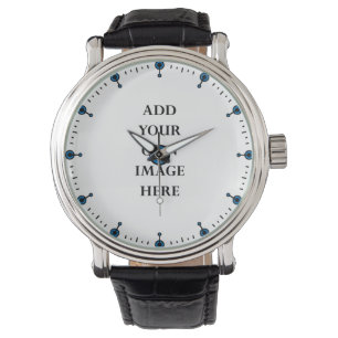 pas uw blauwe portret van het de horloge van stipp