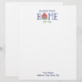 Pas uw briefhoofd aan sjabloon (Voorkant / Achterkant)