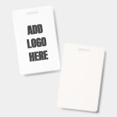 Pas uw eigen badge (Voor- en achterkant)