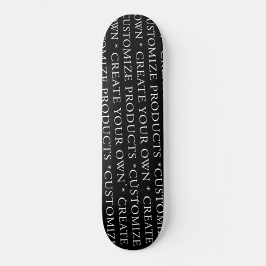 Pas uw eigen Creëer aan Skateboard (Voorkant)