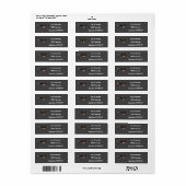 Pas uw eigen Etiket van het Adres van de Terugkeer (Full Sheet)