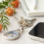 Pas uw eigen foto van het Pet aan Sleutelhanger (Zijkant)