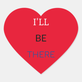 Pas uw eigen hart sticker