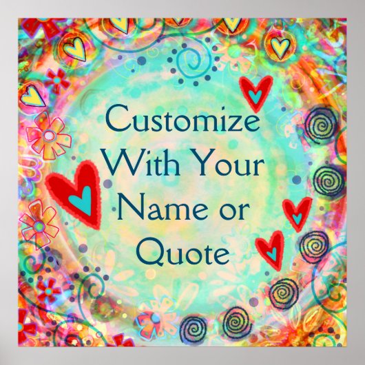 Pas uw eigen Inspirivity aan Poster (Voorkant)