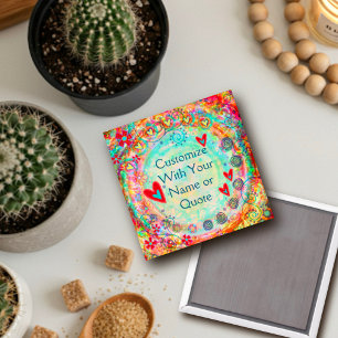 "Pas uw eigen"Inspiron-magneet aan Magneet
