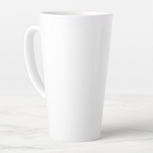 Pas uw eigen Latte Mok aan (Linkerhoek)