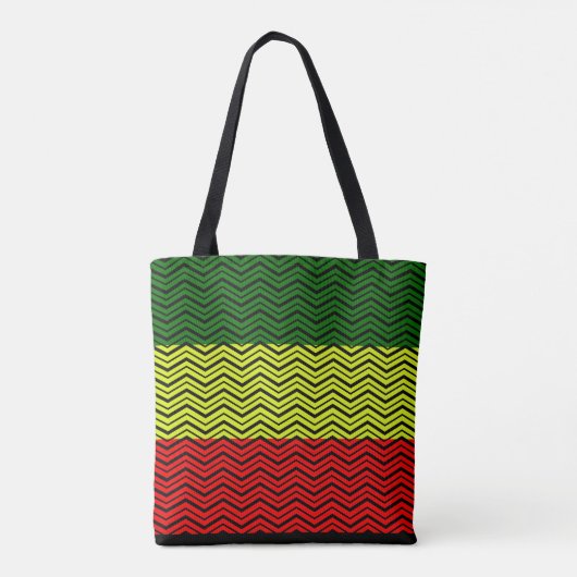 Pas uw eigen ontwerp aan - RASTA-ontwerp Draagtas (Achterkant)