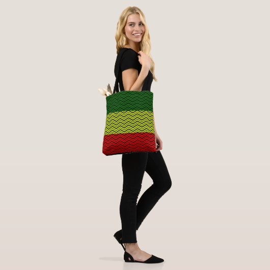 Pas uw eigen ontwerp aan - RASTA-ontwerp Draagtas (Op model)