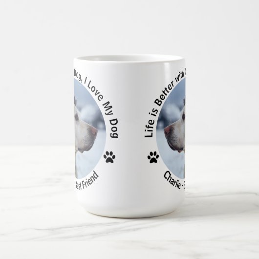 Pas uw eigen, op maat gemaakte ontwerpfoto aan magische mok (Midden)