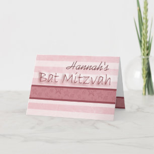 Pas uw eigen uitnodiging van Mitzvah van de