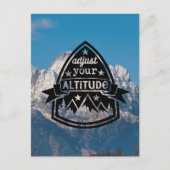 Pas uw hoogte aan briefkaart (Voorkant)