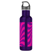 Pas uw kalm houden en warmroze draai aan waterfles  (Achterkant)