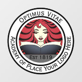 Pas uw logo hier aan afbeelding raamsticker (Vel)