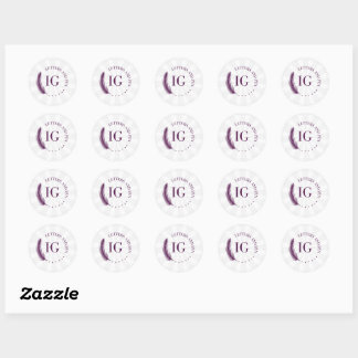 Pas uw Logo-Sticker aan Ronde Sticker