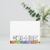 Pas uw perspectief aan briefkaart (Staand voorkant)