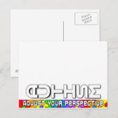 Pas uw perspectief aan briefkaart (Voorkant / Achterkant)