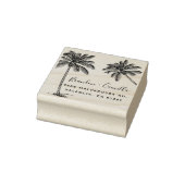 Pas Uw Rustic Adres van de Beach Names+ van de Ter Rubberstempel (Stempel)