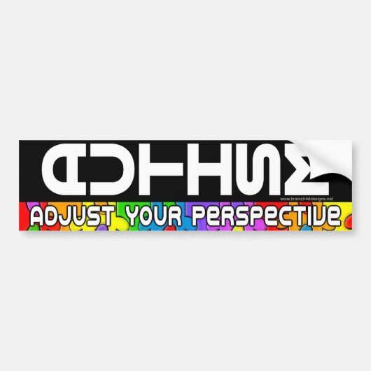 Pas uw voorkeur aan bumpersticker (Voorkant)