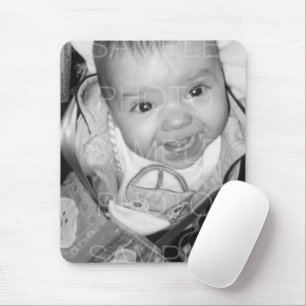 Pas Uw zwarte witte foto aan Muismat