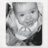 Pas Uw zwarte witte foto aan Muismat (Voorkant)