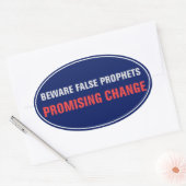 Pas valse profeten op ... Sticker (Envelop)