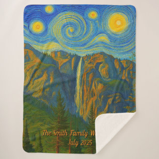 Pas Van Gogh Yosemite Valley Gezinsvakantie aan Sherpa Deken