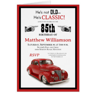 Pas vieux, classique Coupe rouge 85e anniversaire